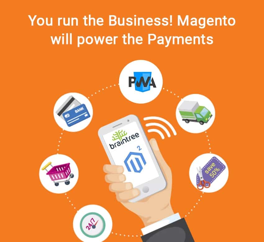 Magento 2 Progressive Web Apps integrates with Braintree